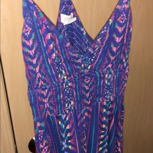 Billabong purple pattern dress